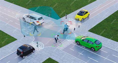 Self-driving cars can talk to each other while on the road