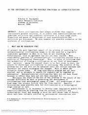 The Inevitability and Possible Structures of Supercivilizations (1985) [pdf]