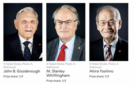Who invented the rechargeable lithium-ion battery?
