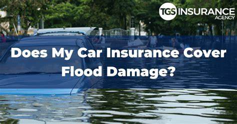 Does car insurance cover flood damage?