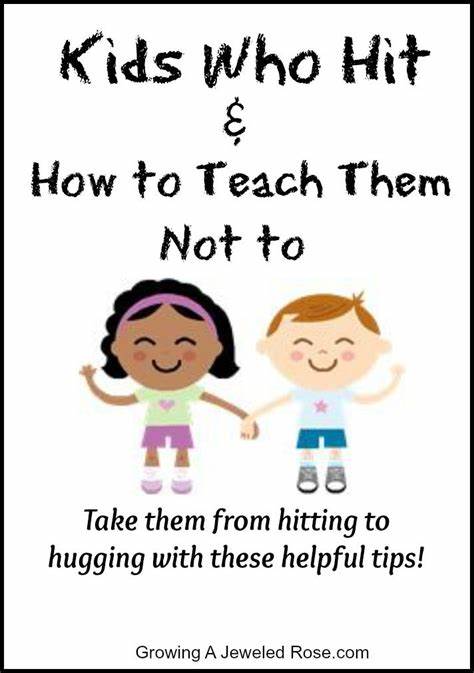 Ask HN: Parents of young kids: how do you teach that hitting is not acceptable?