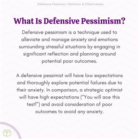 Defensive Pessimism