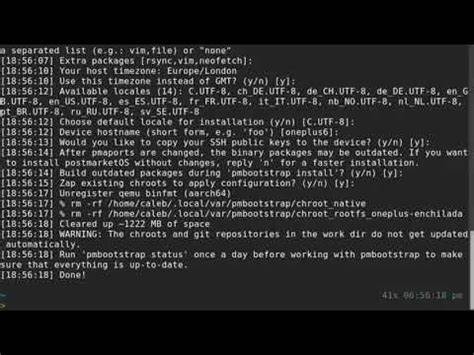 Installing PostmarketOS with full disk encryption on a OnePlus 6