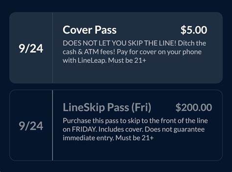 LineLeap lets users pay to skip the line at bars