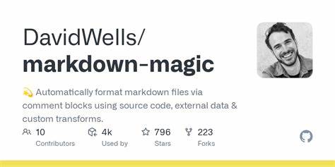 Markdown Magic: Auto-sync code and content in Markdown via comment blocks