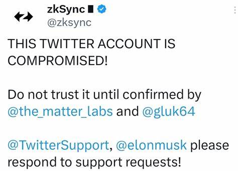 zkSync and Matter Labs Twitter Accounts Hacked via Compromised Delegated Accounts; All Delegated Accounts Disconnected