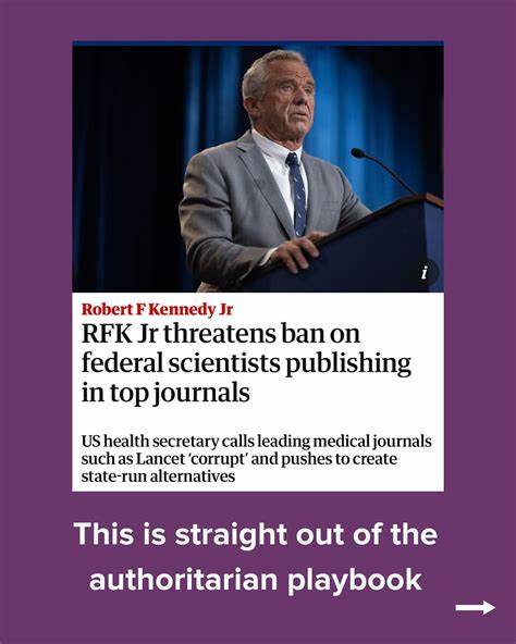 RFK Jr threatens ban on federal scientists publishing in top journals