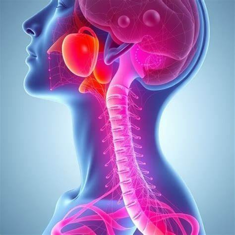 Increased CSF drainage by non-invasive manipulation of cervical lymphatics