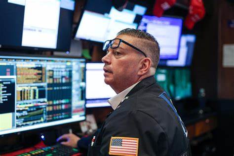 Stock market today: Dow slides, Nasdaq climbs as bitcoin hits record high, market looks to regain momentum