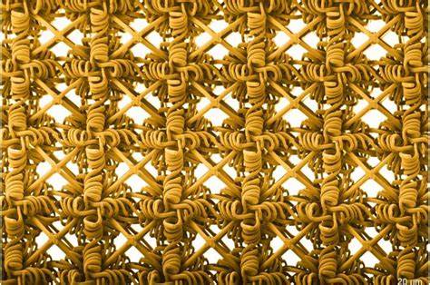 Engineered metamaterial achieves both high strength and remarkable flexibility
