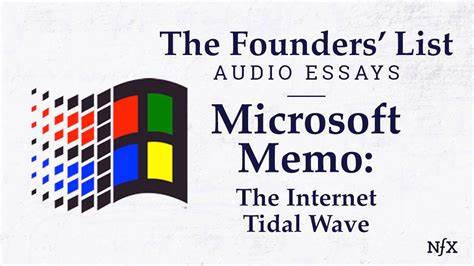 Bill Gates' Internet Tidal Wave Microsoft memo – 30 years ago