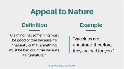 Appeal to nature