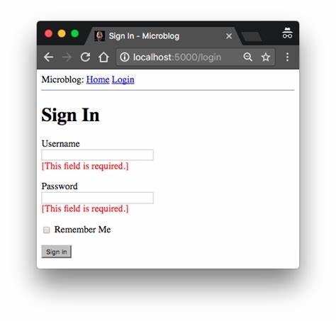 The Flask Mega-Tutorial, Part III: Web Forms