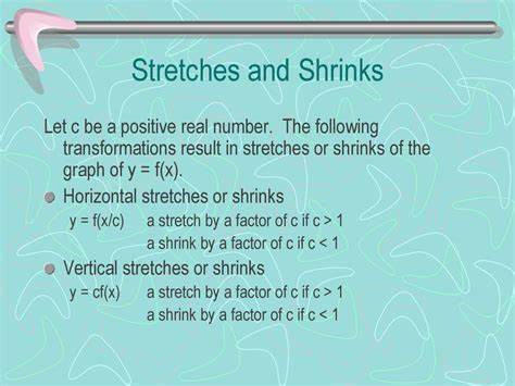 It shrinks when it's stretched!