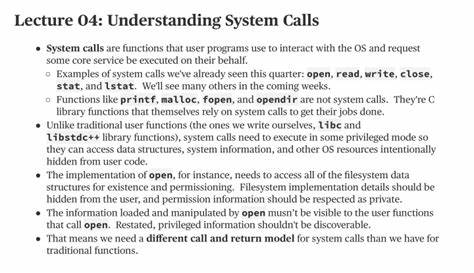Understanding System Calls for ln, rm, cat
