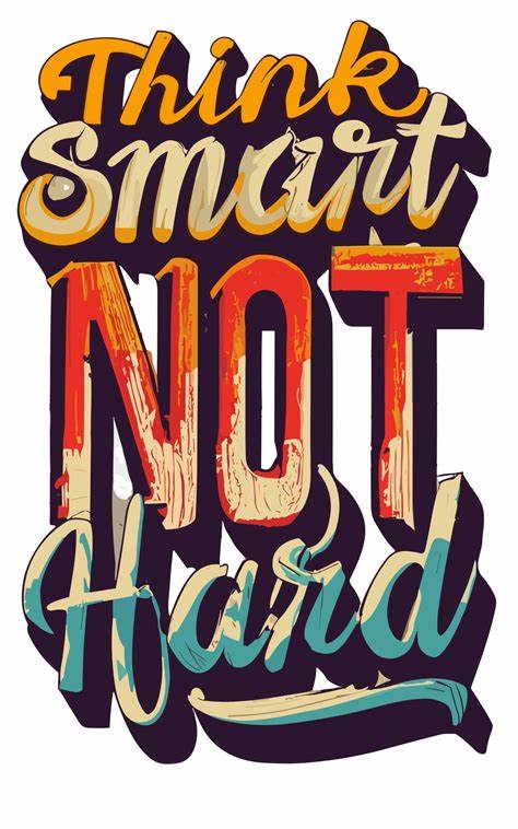 Think Smarter Not Harder stock videos and footage
