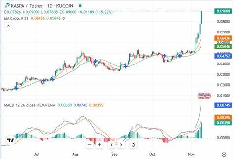 Kaspa (KAS) price jumps 13% to lead top gainers today