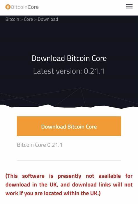 Bitcoin.org blocks access to Bitcoin Core for UK users - Cointribune EN