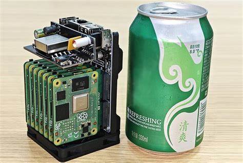 Sipeed NanoCluster is a tiny device for creating clusters of 7 Compute Modules