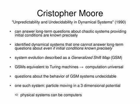 Unpredictability and Undecidability in Dynamical Systems [pdf]