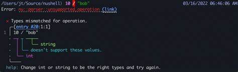 Nushell Object Notation