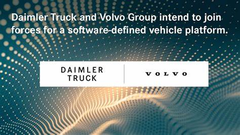 Volvo, Daimler Truck Launch Vehicle Software Joint Venture