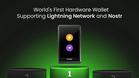 OneKey Unveils The Future: World's First Hardware Wallet With Lightning Network and Nostr Support - Markets Insider
