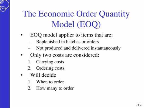 Three insights from order quantity theory