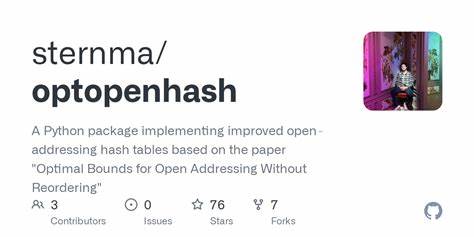 Optimal bounds for open addressed hash tables without reordering