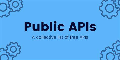 Public APIs: A directory of free and public APIs