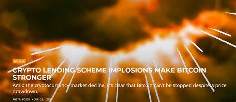 Crypto Lending Scheme Implosions Make Bitcoin Stronger - Bitcoin Magazine
