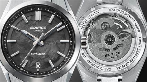 Casio to Release Edifice Featuring Forged Carbon: Ever Mechanical Movement Casio