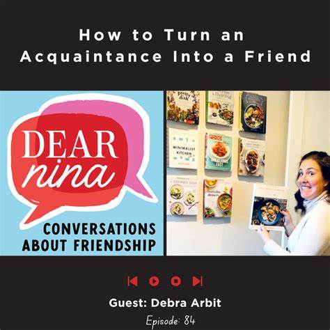 How to Turn an Acquaintance into a Friend