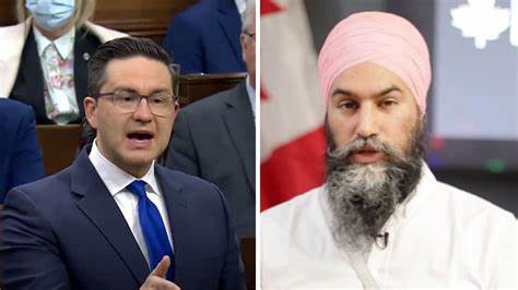 'A fake, a phony and a fraud': Heated exchange between Pierre Poilievre, Jagmeet Singh