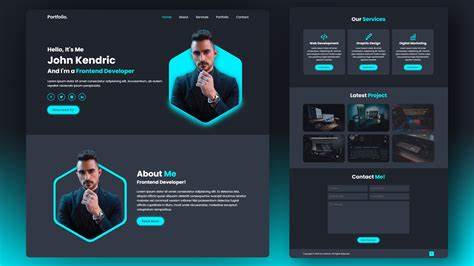 Show HN: A Modern Personal Homepage Template with Fluid Background and Anime.js