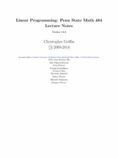 Lecture Notes on Linear Programming by Hal Gabow [pdf]
