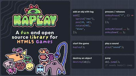 Kaplay – A JavaScript/TypeScript Game Library that feels like a game