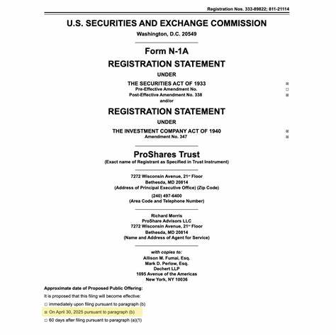 SEC Clears ProShares XRP Futures ETFs to Launch on April 30