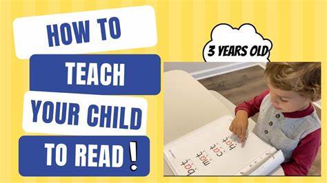 I taught my 3-year-old to read like a 9-year-old