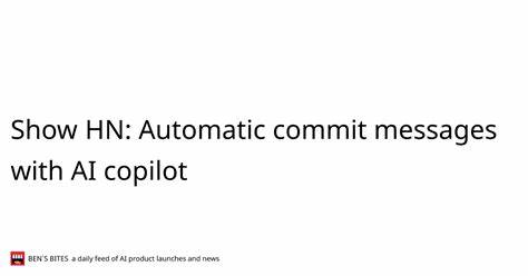Show HN: acmsg (automated commit message generator)