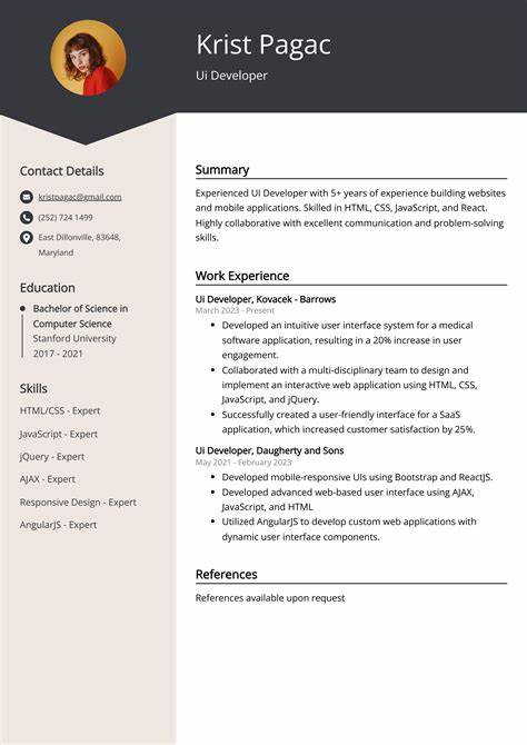 Developer Resume as a VSCode UI