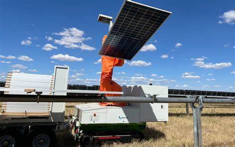 AI-driven robot installs nearly 10k solar modules in Australia