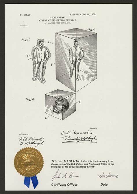 A 1903 Proposal to Preserve the Dead in Glass Cubes