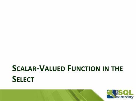 The Scalar Select Anti-Pattern