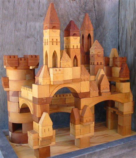 Wooden toy castle set build [video]