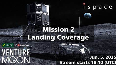ispace SMBC x HAKUTO-R VENTURE MOON: Live Landing Coverage [video]