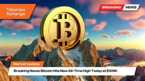  Bitcoin hits new all-time high of $109K as trade war tensions ease 
