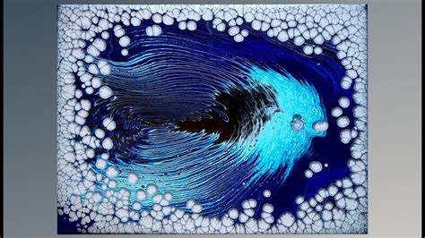 The landscape artist who makes her paint from pearls, crystals and volcanic dust