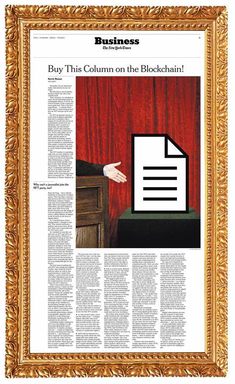 Why Did Someone Pay $560,000 for a Picture of My Column? (Published 2021) - The New York Times