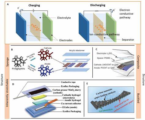 Fluid Electrodes Make Soft, Stretchable Batteries